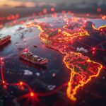 Global supply chain risk impacting electronic component sourcing and logistics networks